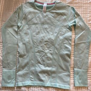 mint green ivivva long sleeve top